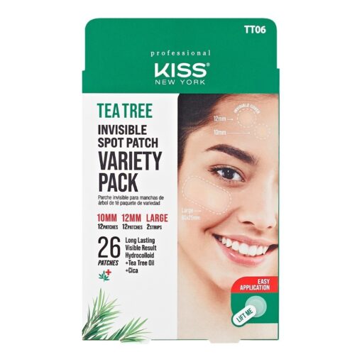 KISS NEW YORK PROFESSIONAL Tea Tree Invisible Spot Patch Variety Pack